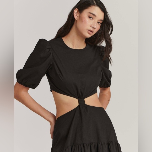 ✨ NWOT Anthropologie Paige Tiered Dress Sz M - Picture 2 of 9